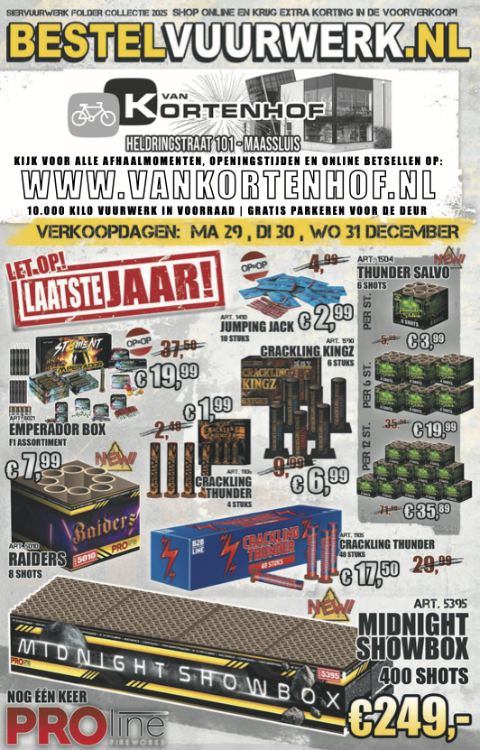 BLADER ONLINE DOOR ONZE VUURWERKFOLDER